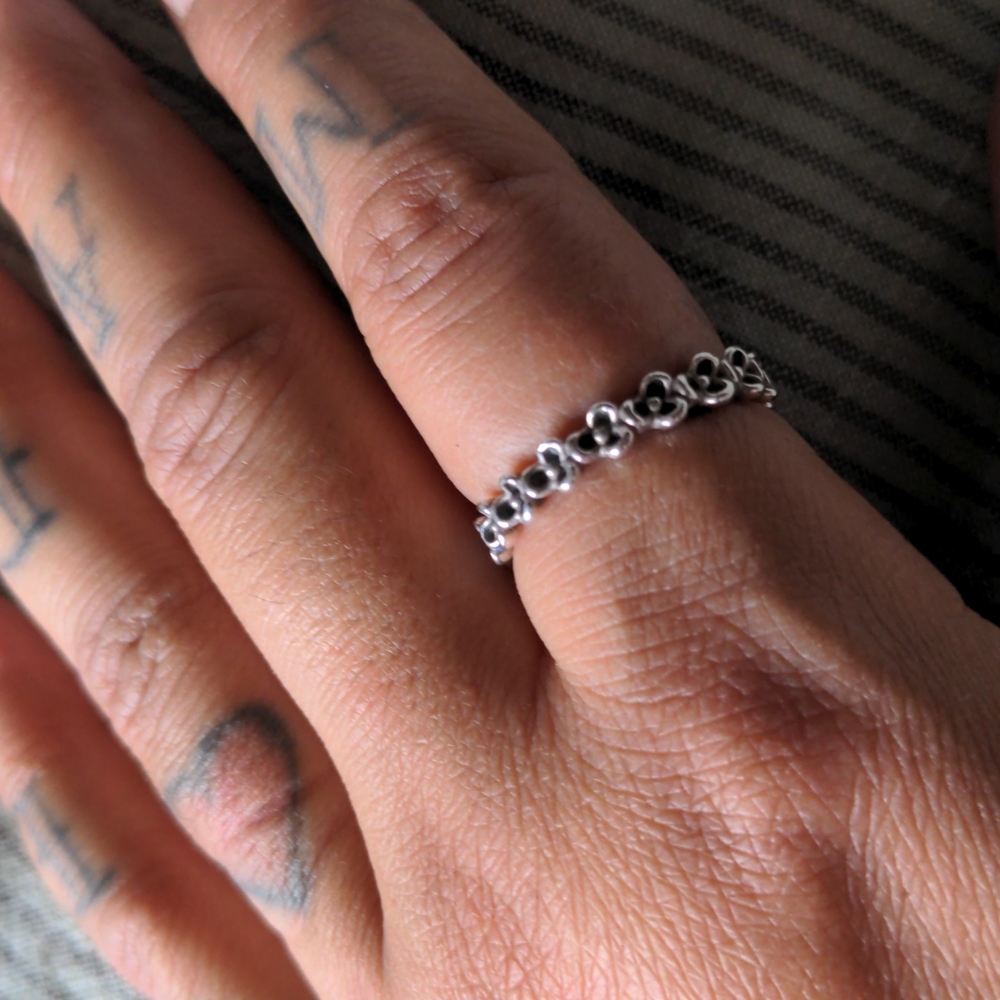 Pandora flower ring size 58